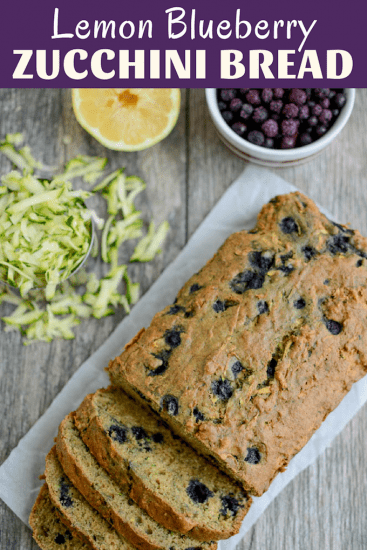 Lemon Blueberry Zucchini Bread