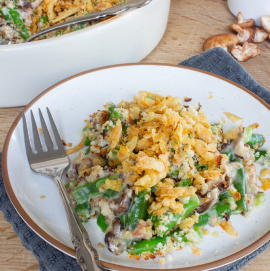 fresh green bean casserole