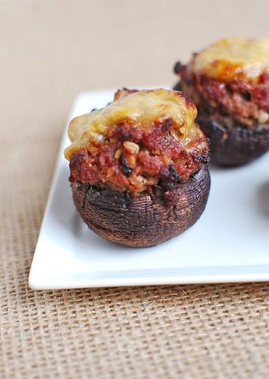 Grilled Stuffed Mushrooms