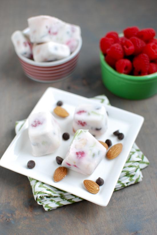 Frozen Yogurt Trail Mix Bars Recipe