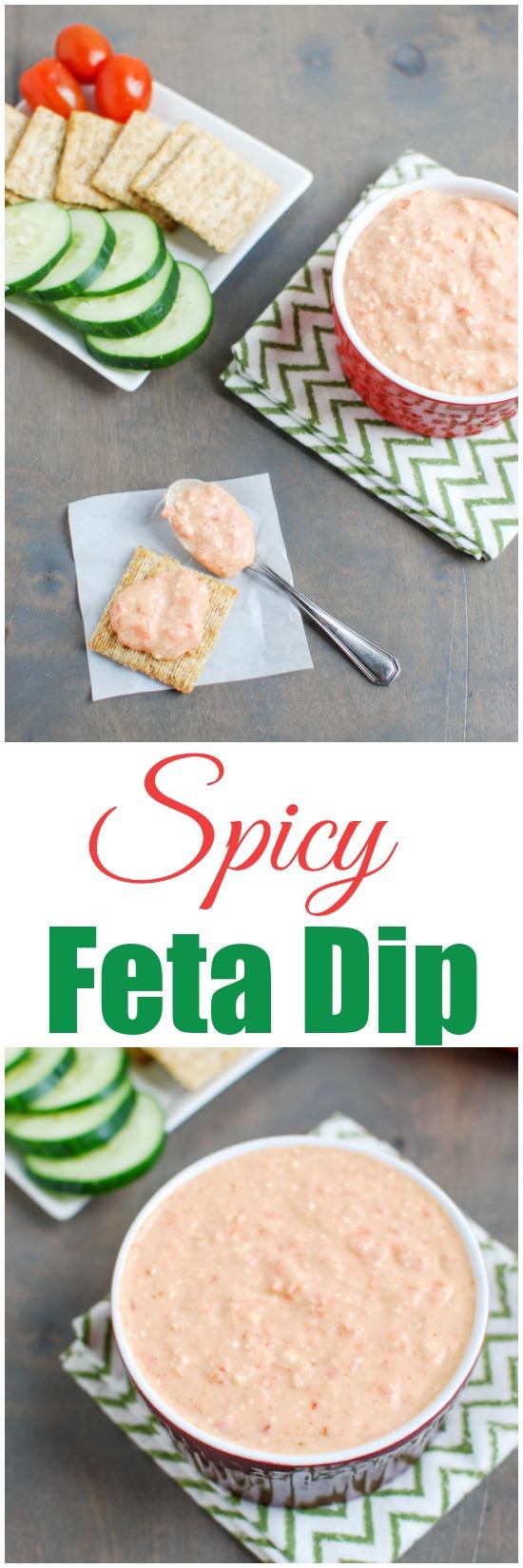 Spicy Red Pepper Feta Dip