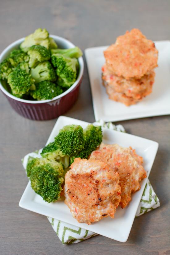 These Baked Shrimp Cakes are cooked straight from frozen. Prep them ahead of time to stock your freezer and enjoy an easy dinner during a busy week. 