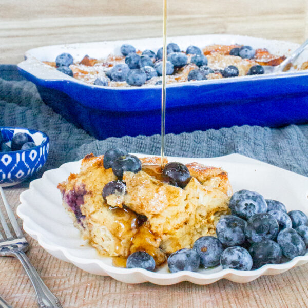 overnight blueberry french toast bake