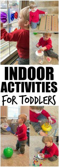 Indoor Activities for Toddlers (and Preschoolers!)