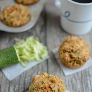 Zucchini Carrot Apple Muffins