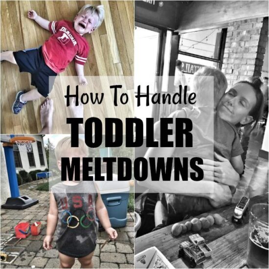 How To Handle Toddler Meltdowns