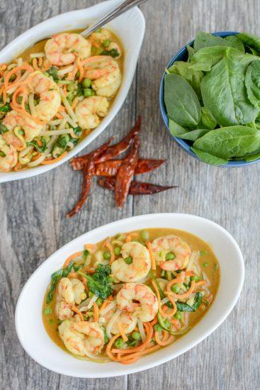 Shrimp Curry Noodle Bowls