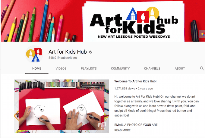 art for kids hub