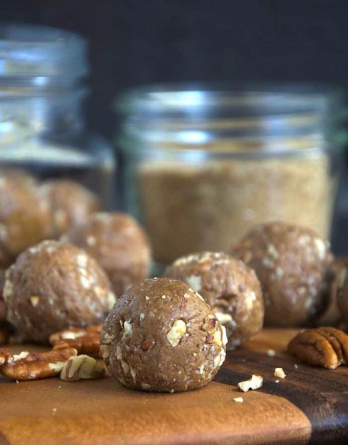 Gingerbread Protein Balls