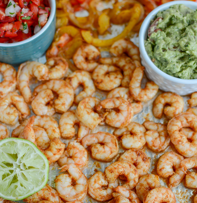 Chili Lime Shrimp Sheet Pan