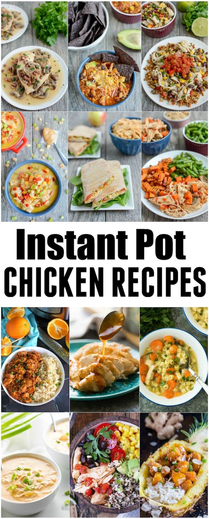 Instant Pot Chicken Recipes | Healthy Dinner Ideas