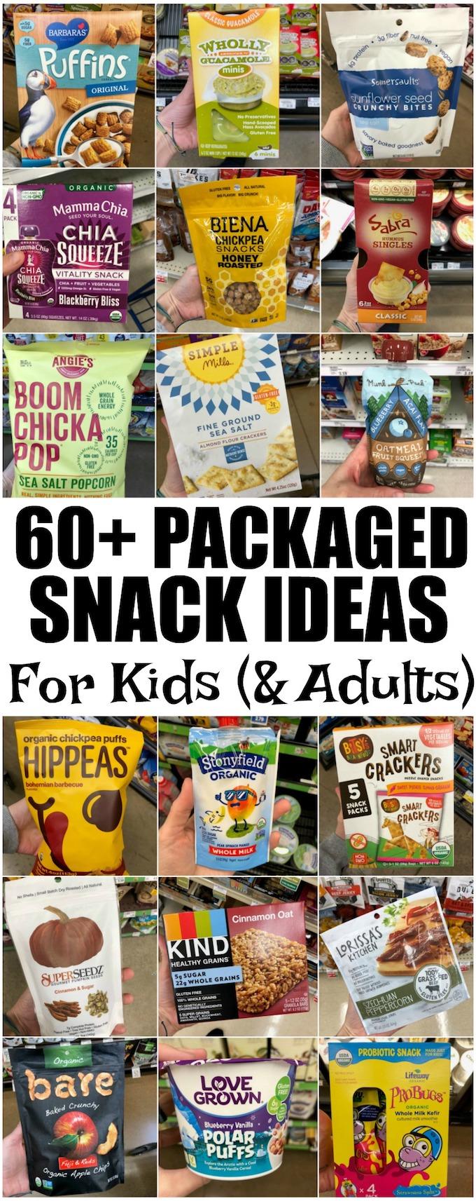60+ Healthy Packaged Snacks For Kids