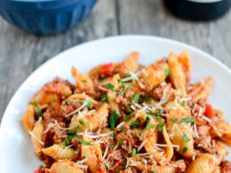 Instant pot pasta discount and meat sauce