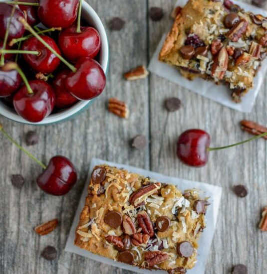 Cherry Oat Bars