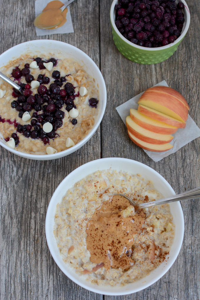 microwave oatmeal with egg white