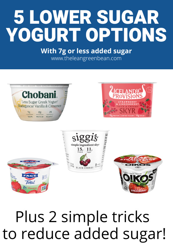 Best Low Sugar Yogurt  7g Added Sugar or Less!