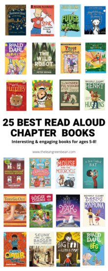 25 Best Read Aloud Chapter Books {Ages 5-9}