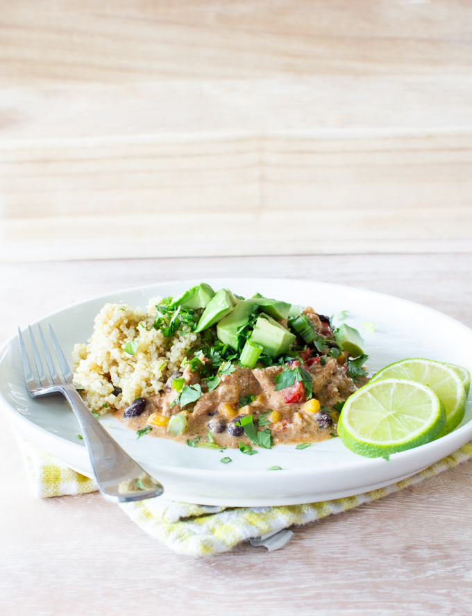 easy mexican chicken recipe - slow cooker creamy mexican chicken