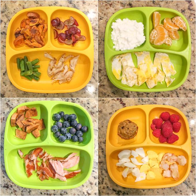 Learn how to make an easy & healthy meal 🐠🍅🥒 #toddlermeals