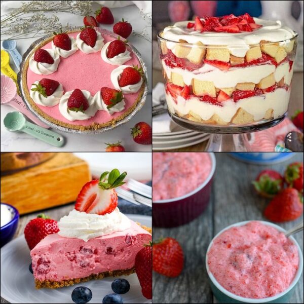 20+ Quick Easy Strawberry Desserts | No Bake, Frozen & more!