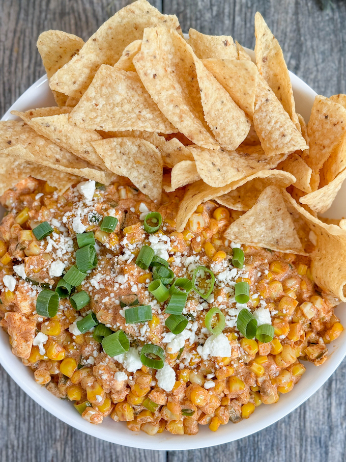 best Mexican street corn dip