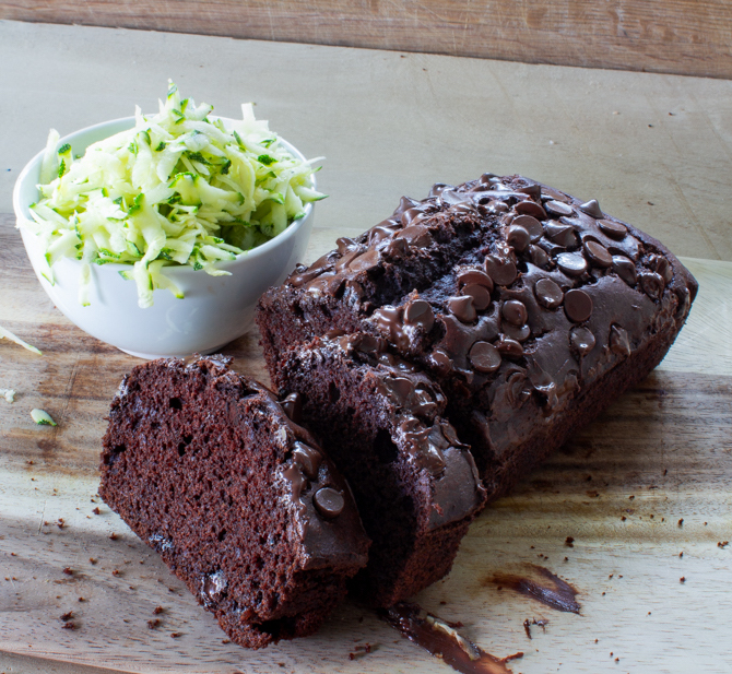 double chocolate zucchini bread