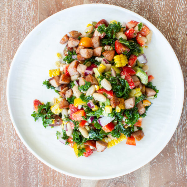 kale and white bean salad