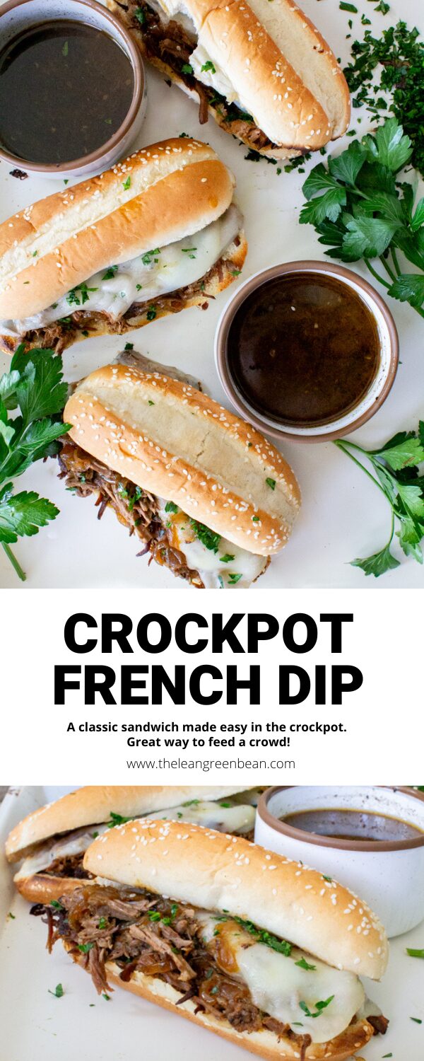 Crockpot French Dip Sandwiches 